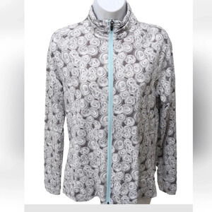 Peter Millar Jacket Womens Small E4 Full Zip Long Sleeve Run Travel UPF Cruise +